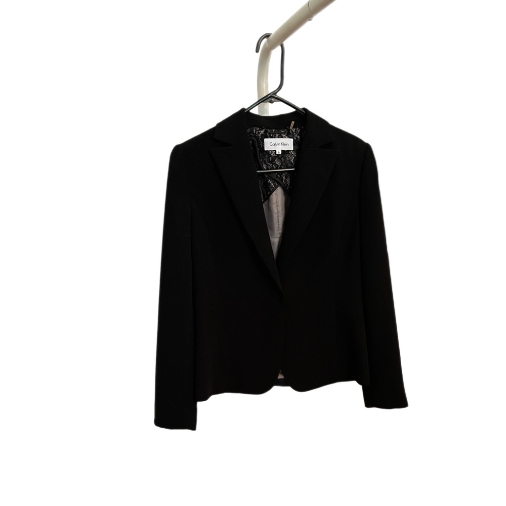 Calvin Klein Black Blazer Size 6